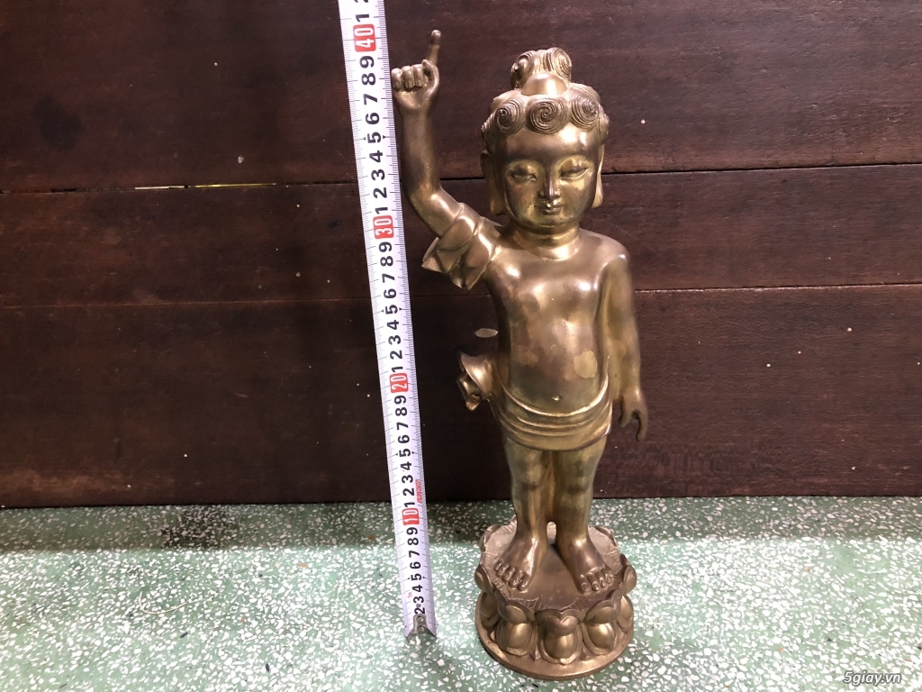 Tượng đồng Phật Tổ-Cao: 40cm - 1