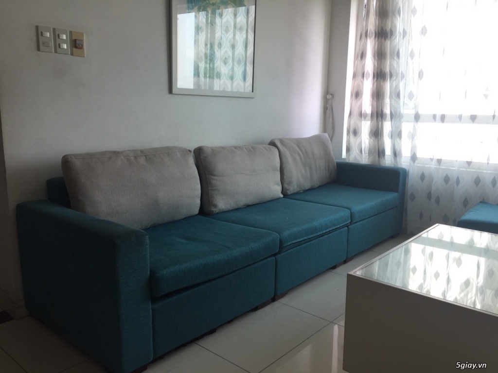 Bán sofa vải bố rẻ, đẹp còn mới