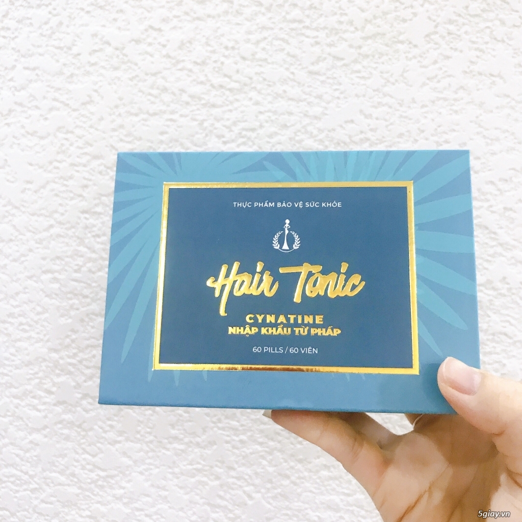 VIÊN UỐNG MỌC TÓC HAIR TONIC VỚI CYNATINE NHẬP KHẨU TỪ PHÁP - 3
