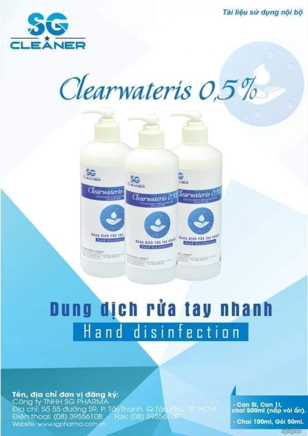 Nước rửa tay sát khuẩn Clearwateris - 2