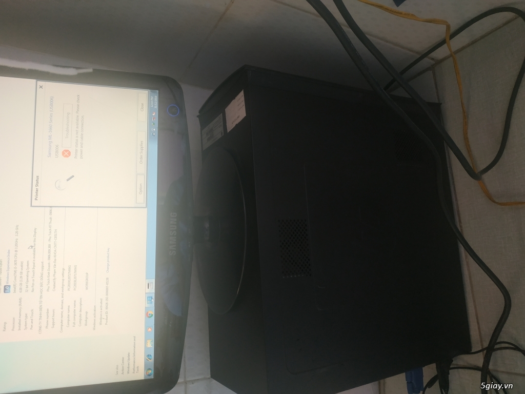 Thùng máy bộ HP i 5 thế hệ 3