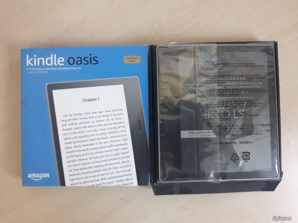 Cần bán: Máy đọc sách Kindle Oasis 2 - 32gb gold - 1