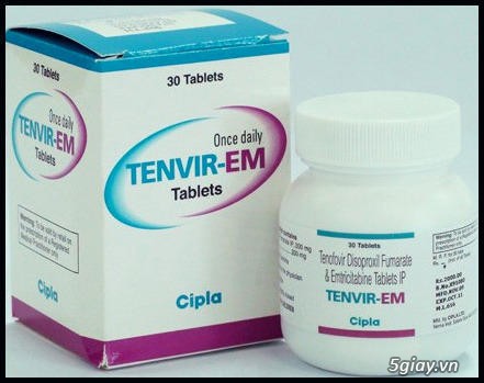Thuốc Tenvir-EM Cipla Tenofovir Disoproxil Fumarate and Emtricitabine