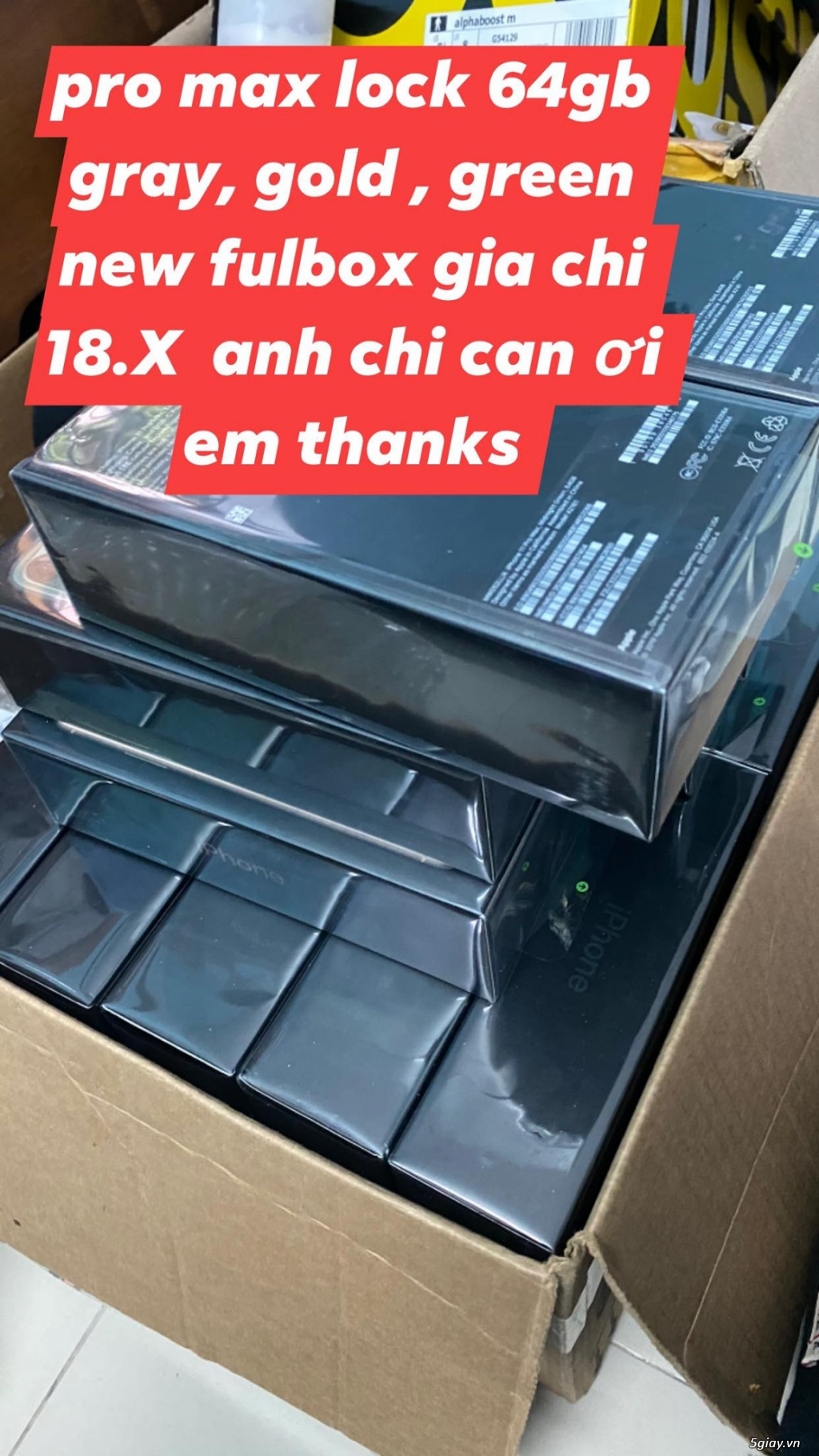 iphone 11 pro max lock new seal fulbox gia re