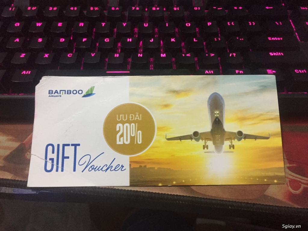 Voucher Vé MB Bamboo Airways 5giay
