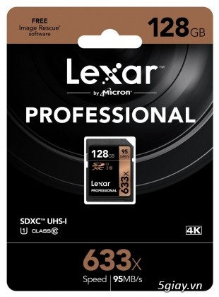 Thẻ Nhớ SD Lexar 95MB/s 64GB - 1