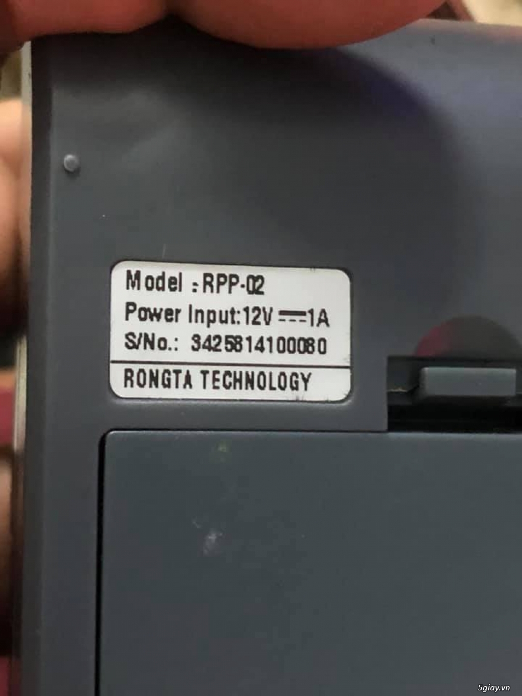 Máy in bill Bluetooth RPP-02, khổ giấy 58mm, giá 1tr2 - 3