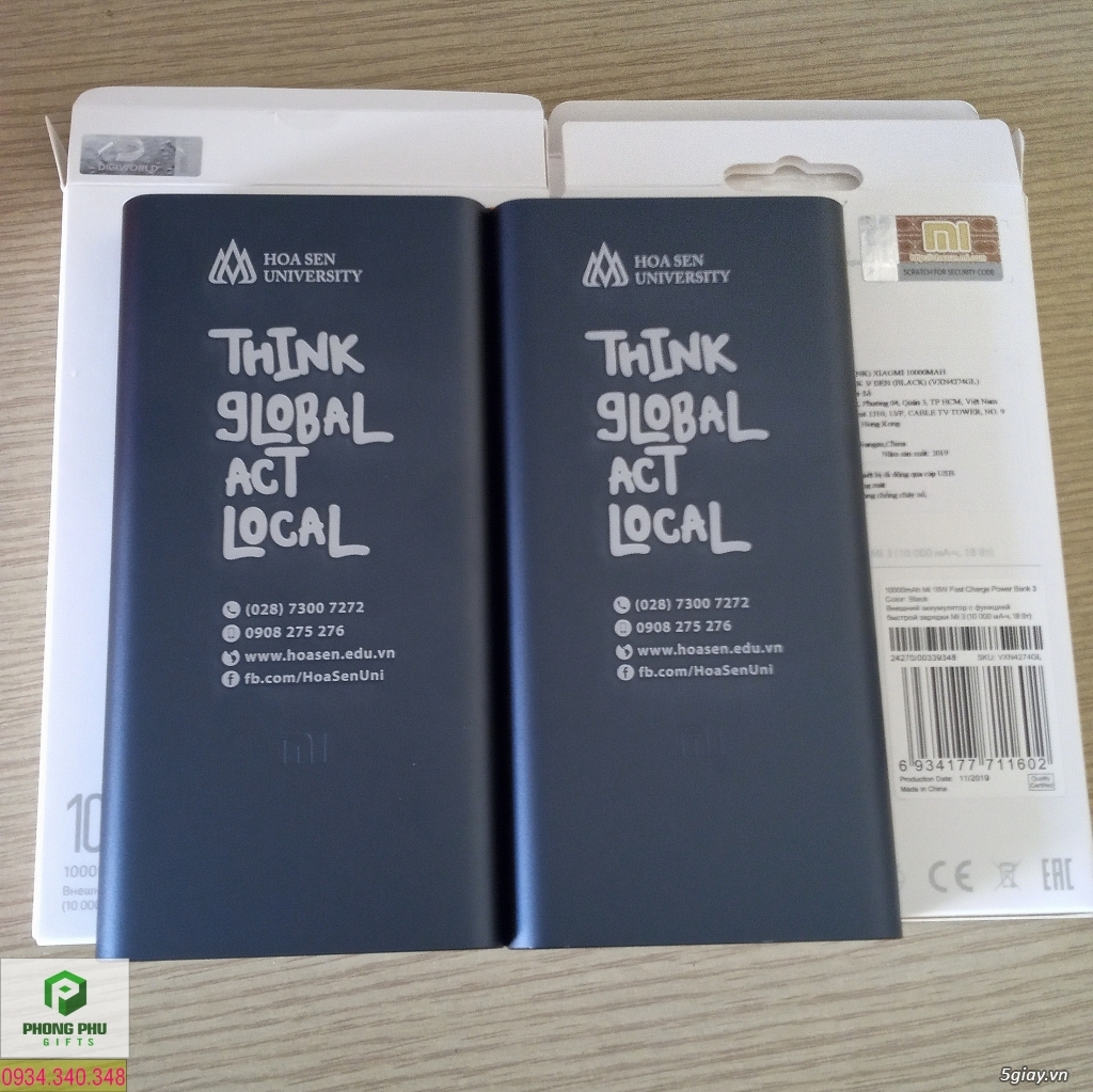 Pin Xiaomi 10000mAh Gen 3 - 4