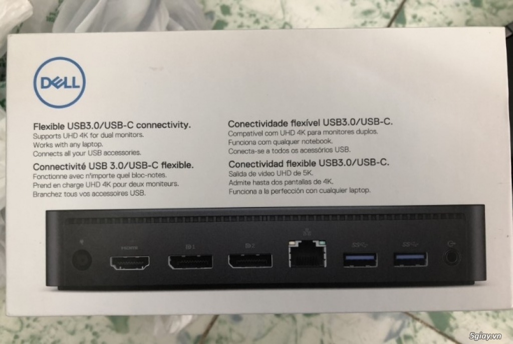 Dell Docking USB-C/USB-3.0 (D6000), trả góp