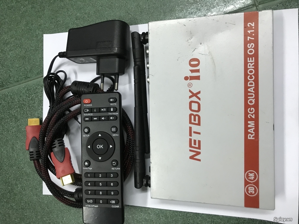Smart tivi box 4K NETBOX I10 Ram 2GB chính hãng VN End: 23h00 ngày 28-02-2020