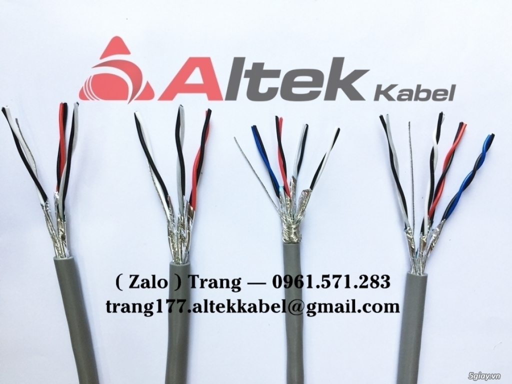 Dây cáp tín hiệu vặn xoắn tự khử nhiễu Altek Kabel chính hãng - 3