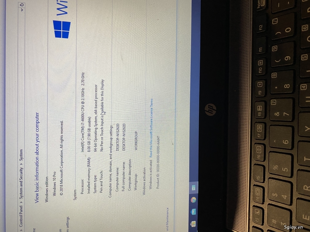 Cần bán laptop HP 820 G1 - 2