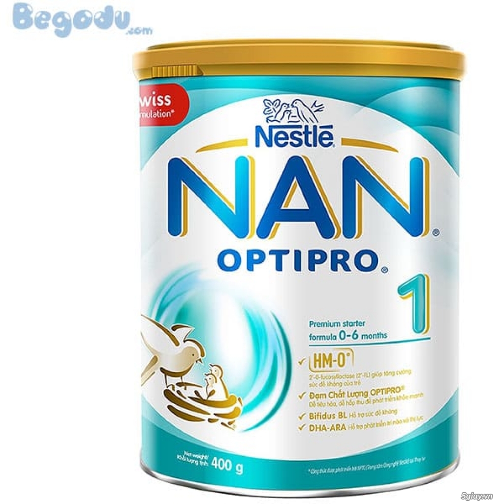 Sữa Bột NAN Optipro 400g Nestle Chất Lượng | Chính Hãng