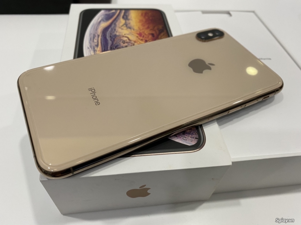 iPhone Xsmax-64Gb gold quốc tế Mỹ fullbox like new