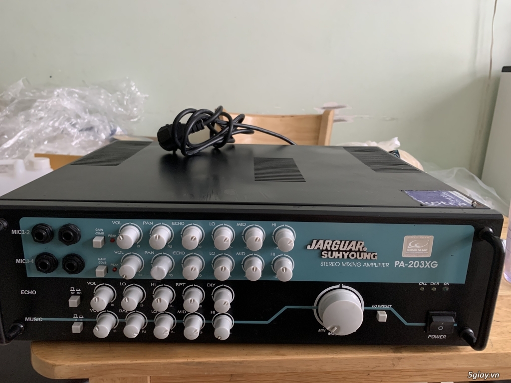 AmpLy KARAOKE JAGUAR PA203XG zin chính hảng korea 5giay