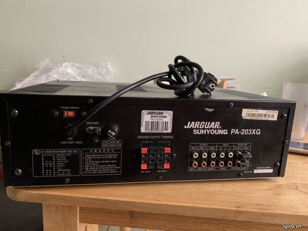 AmpLy KARAOKE JAGUAR PA203XG zin chính hảng korea 5giay