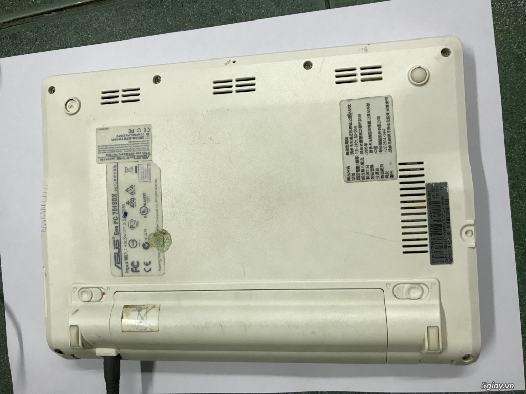 Laptop mini ASUS Eee PC 701 SDX trắng tinh End: 23h00 ngày 10-03-2020 - 7