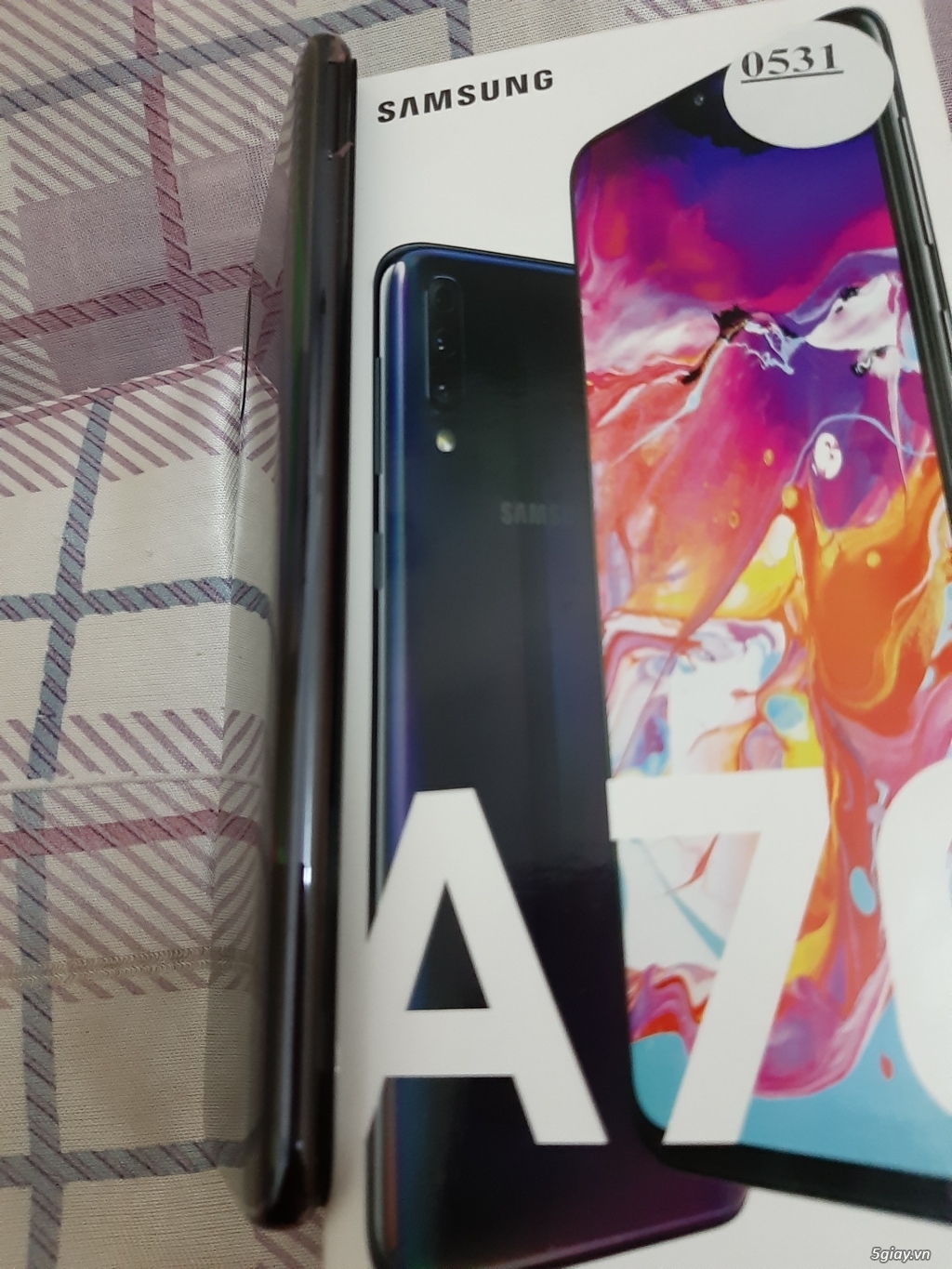 Samsung A70,đen,Bh 20/7/2020,full box,đẹp 99%,zin all. - 2