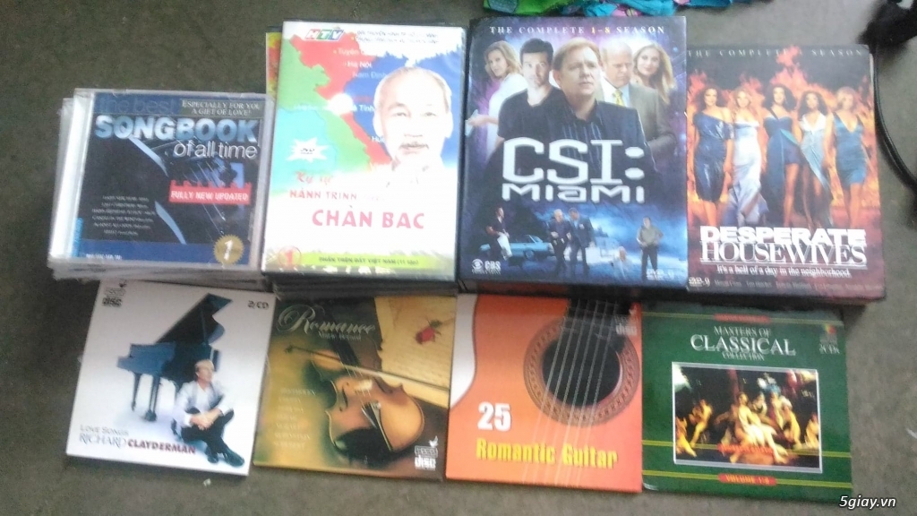 Cần bán đĩa nhạc và phim cũ và phim CSI:Miami chánh hãng - 1