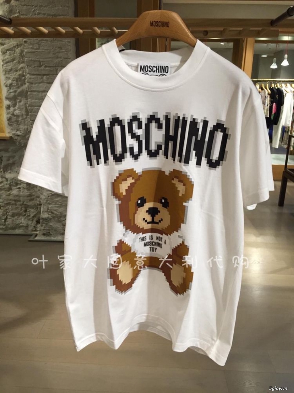 áo thun unisex Moschino order không có sẵn - 4