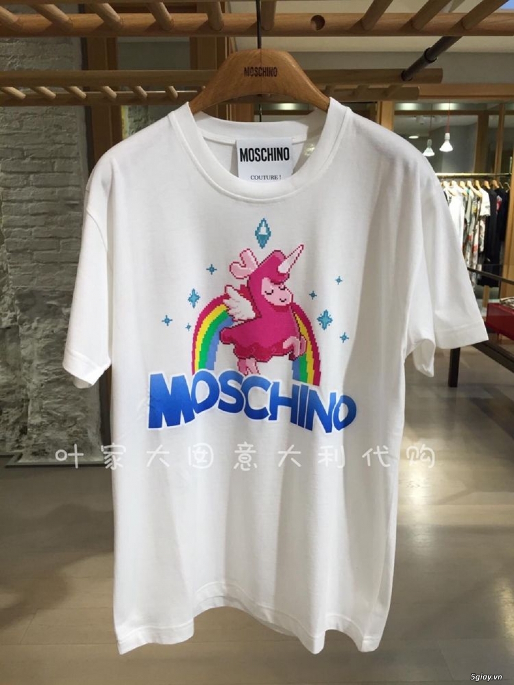 áo thun unisex Moschino order không có sẵn - 5