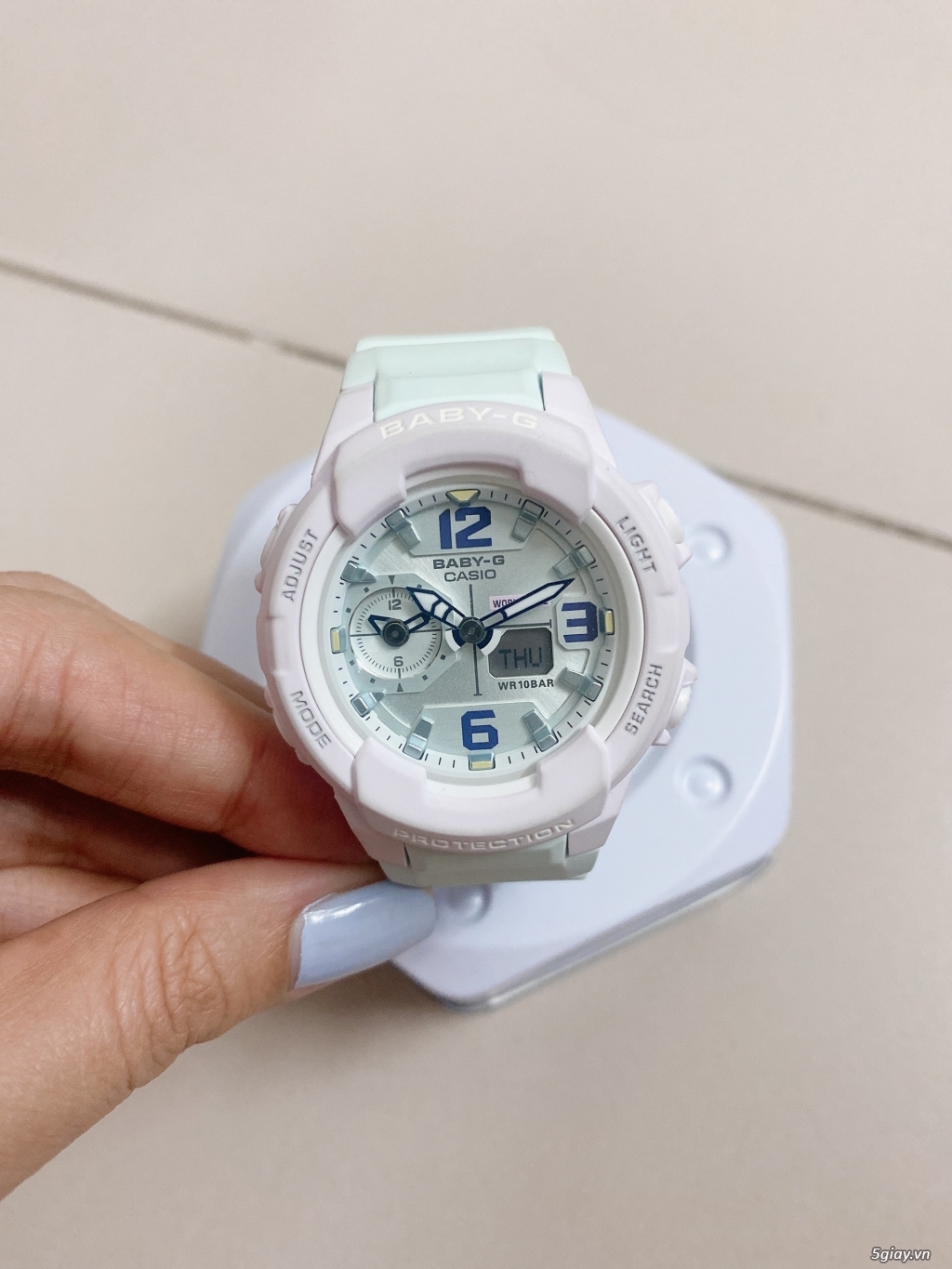 ★★★★★ Bán đồng hồ Casio Baby G chính hãng màu xanh trắng giá tốt - 2