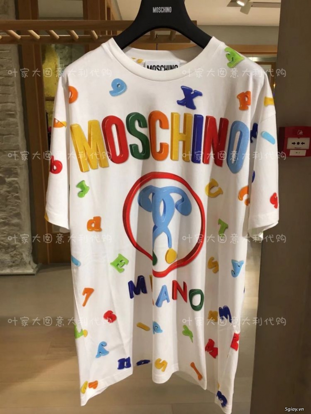 áo thun unisex Moschino order không có sẵn - 1