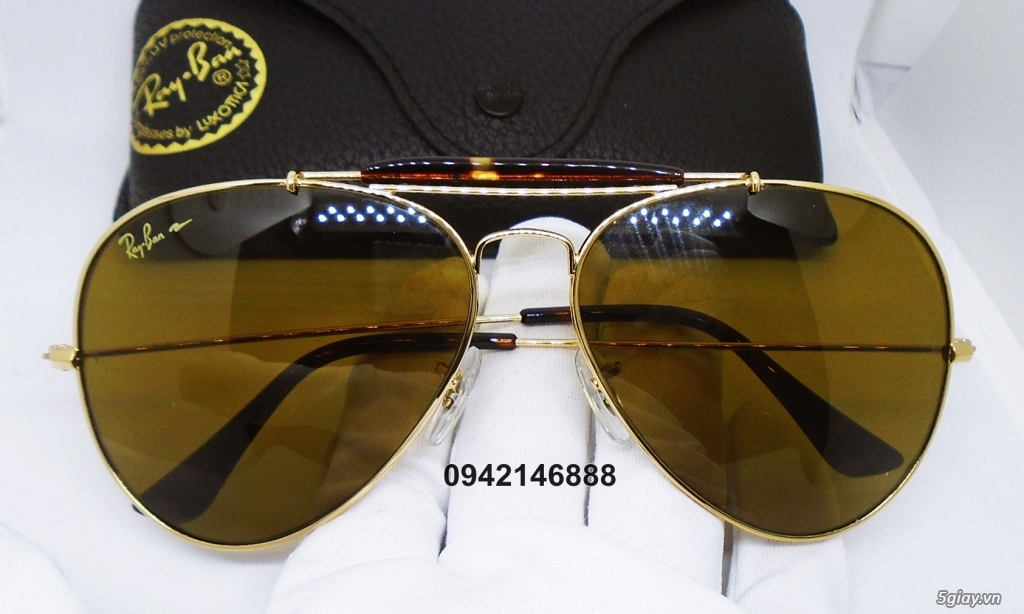 KÍNH B&L Rayban U.S.A 3 cầu chính hãng - 7
