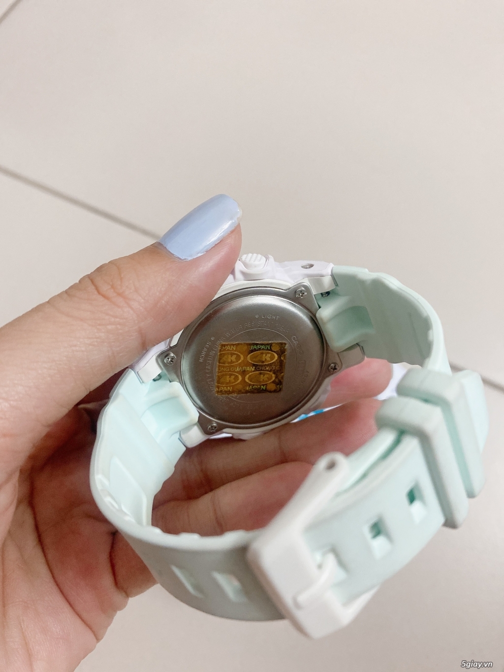 ★★★★★ Bán đồng hồ Casio Baby G chính hãng màu xanh trắng giá tốt - 4
