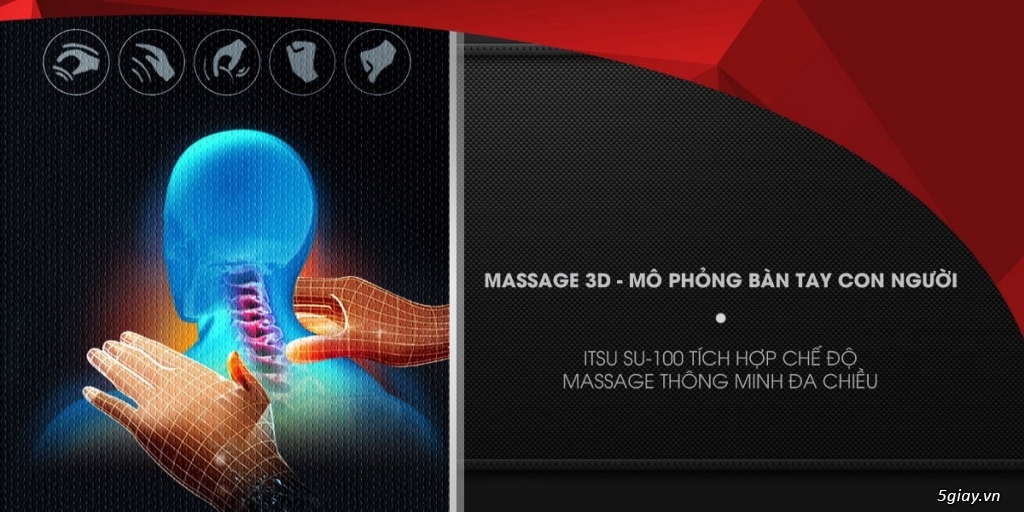 Ghế massage ITSU Su - 100 | Gọi 0913944284 - 8