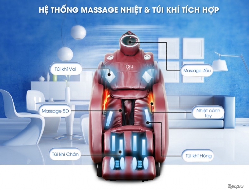 Ghế massage ITSU Su - 300 | Gọi 0913944284 - 1