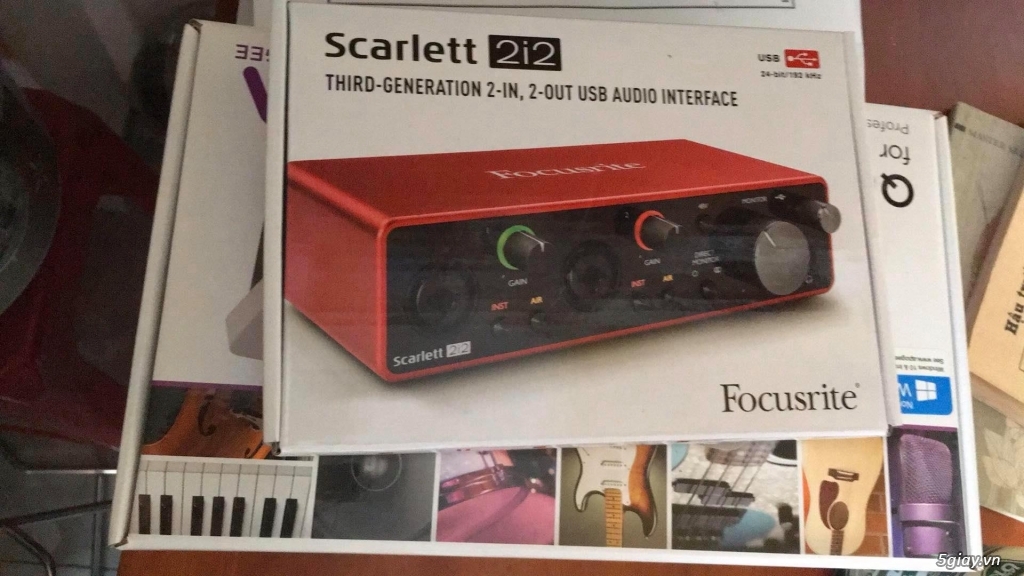 Sound Card Focusrite Scarlett 2i2 Gen 3 mới 100% - 2