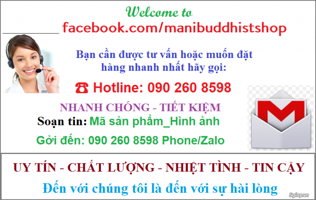 Đồng Hồ Khắc Câu thần chú Om Mani Padme Hum Tây Tạng