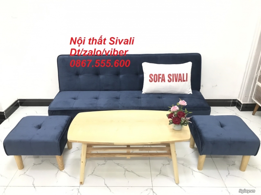 Bộ sofa giường 1m7x90 sofa bed phòng khách - 1
