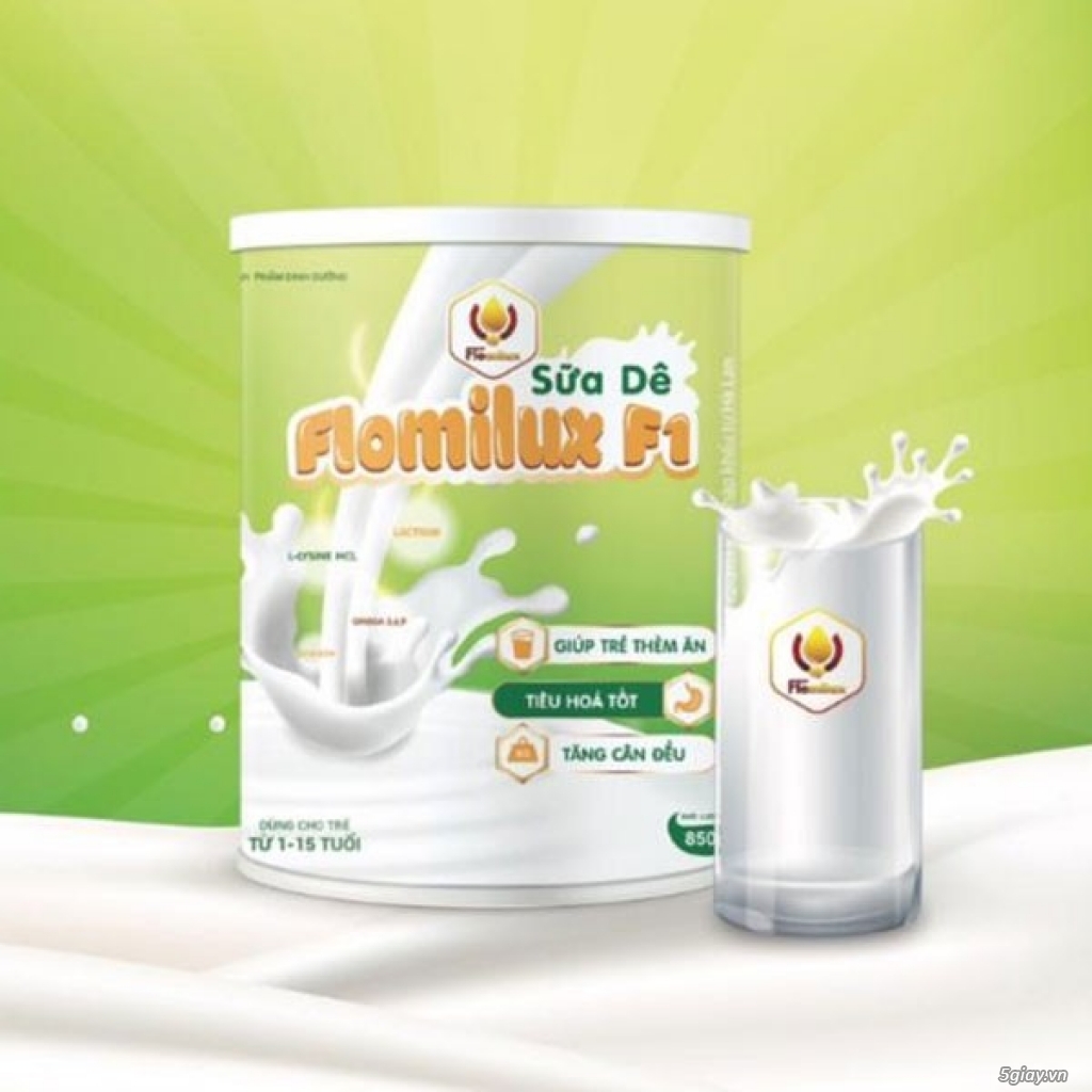 Sữa Dê Flomilux F1 dành cho trẻ từ 1 - 15 tuổi chuyên biếng ăn, 760k