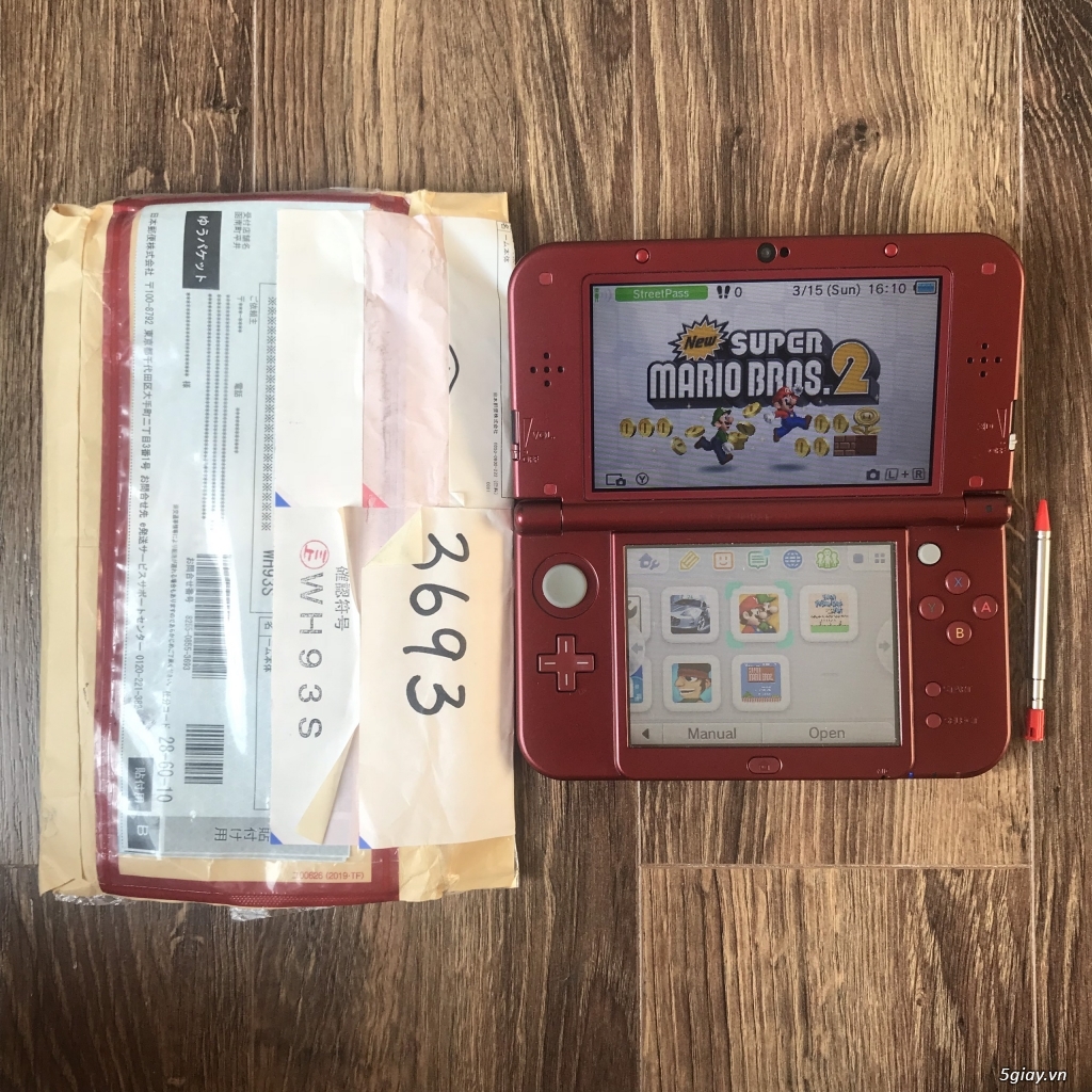 [Máy Nhật Cũ] Máy Chơi Game New Nintendo 3DS LL Code 3693 - 4