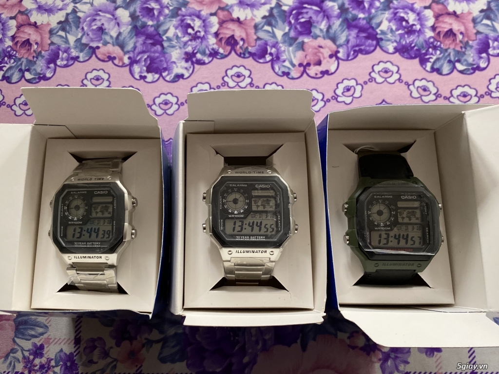 Casio AE-1200WH quân đội new fullbox