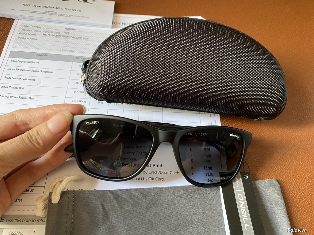 Kính O’Neill UK chính hãng săn sales tại Anh chống 100%UV chống chói