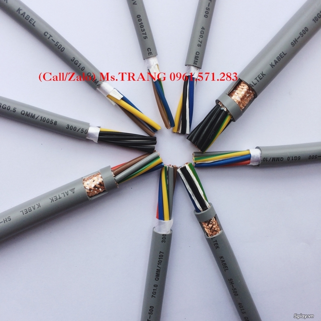 Cáp điều khiển chống nhiễu RVVP - Cáp chống nhiễu 4x1.5QMM