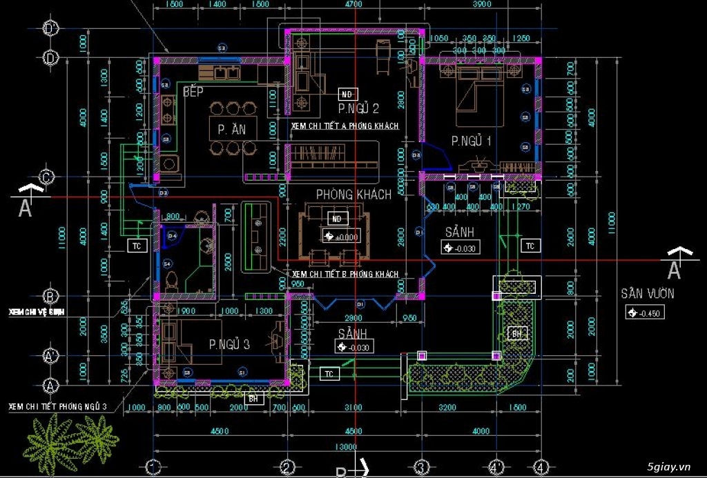 nhận vẽ autocad - 1