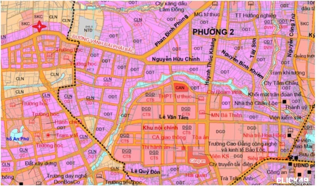DT 7x90m nút giao thông Phan Đình Phùng, TP.Bảo Lộc (chủ cho thuê)