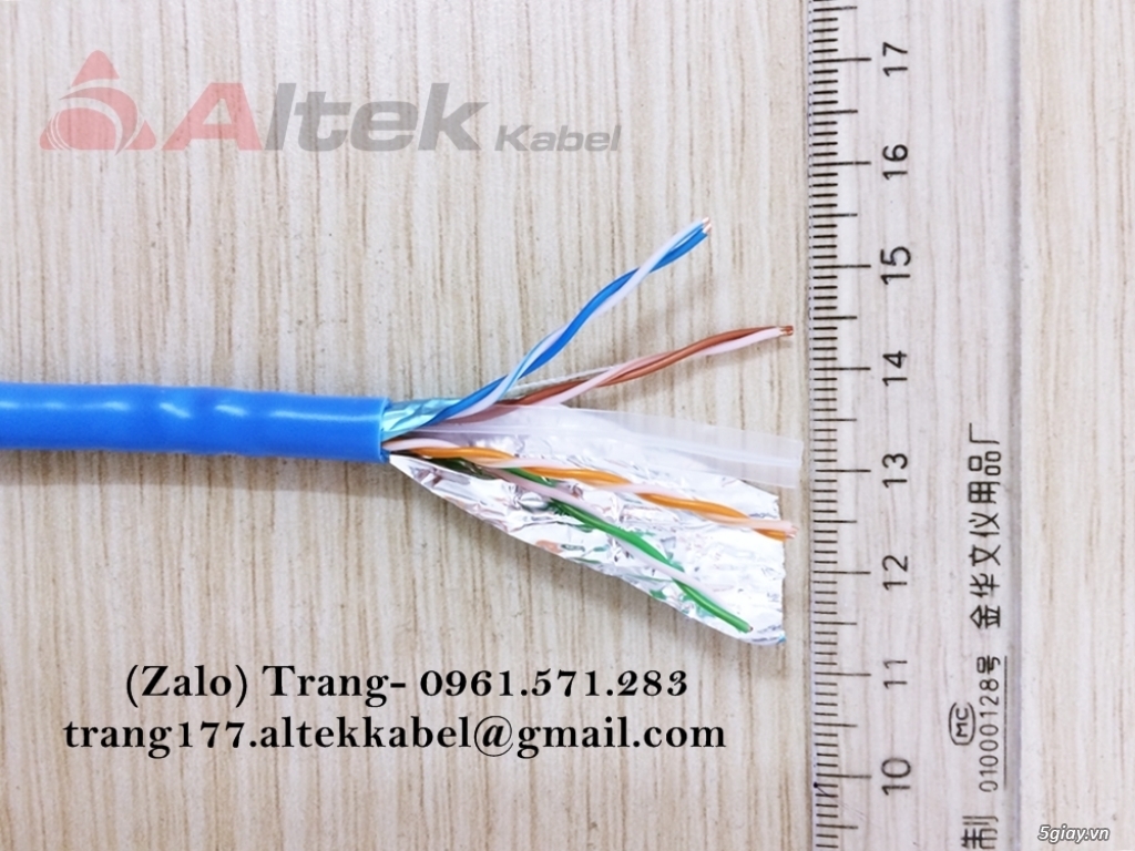 Cáp mạng Cat 5E UTP 24 AWG & Cat 6 UTP 23AWG - 4