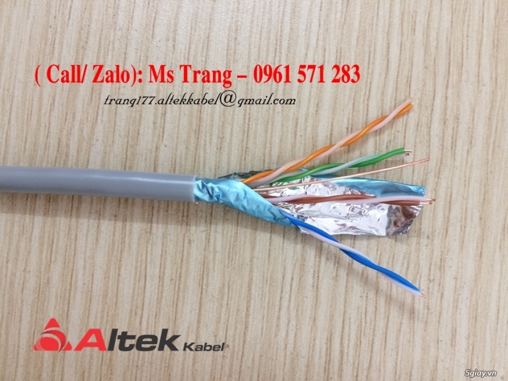 Cáp mạng Cat 5E UTP 24 AWG & Cat 6 UTP 23AWG - 3