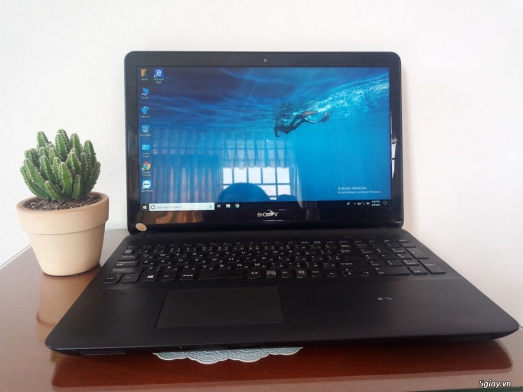 Laptop SONY VAIO SVF152 ĐEN máy đẹp leng keng - 3