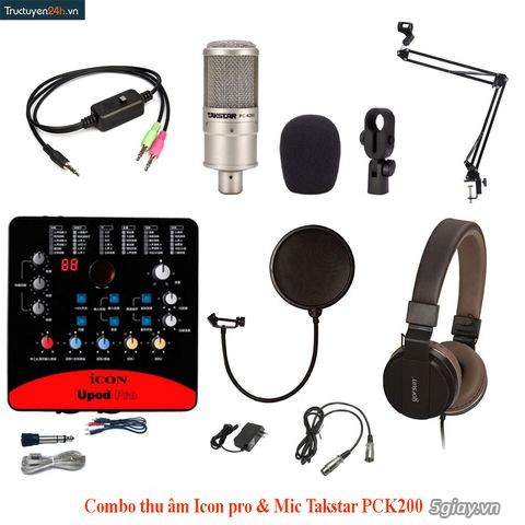 Cần bán sound card , Icon Upop Pro, V8, micro thu âm Taskstar giá rẻ - 1