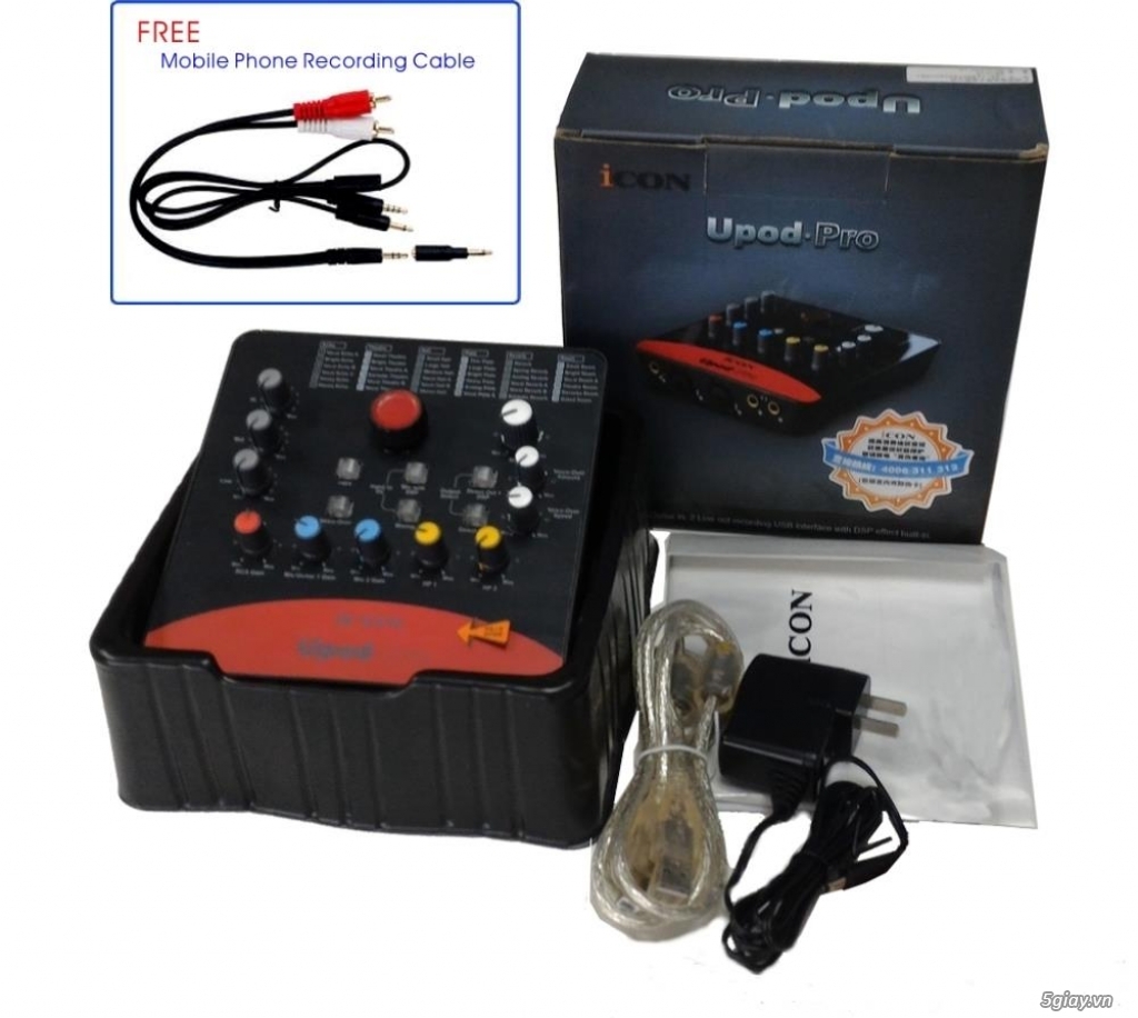 Cần bán sound card , Icon Upop Pro, V8, micro thu âm Taskstar giá rẻ - 2