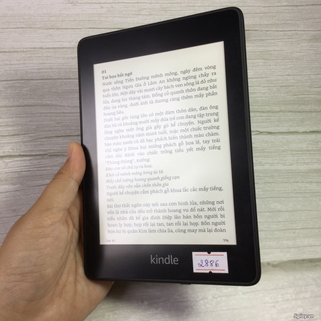 [Máy Nhật Cũ] Máy Đọc Sách Kindle Paperwhite Gen 4 10th Code 2886
