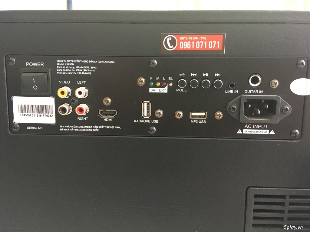 Loa di động Acnos KS450M