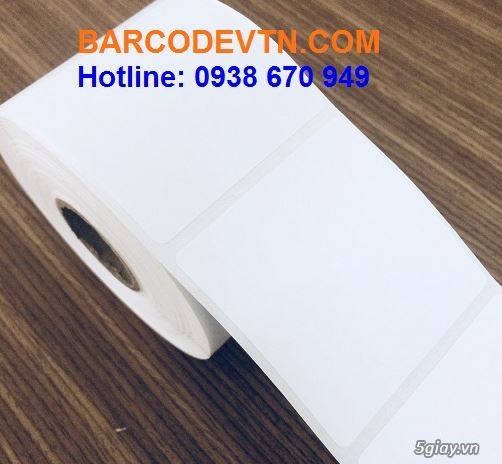 Chi tiết Giấy decal in tem nhãn mã vạch