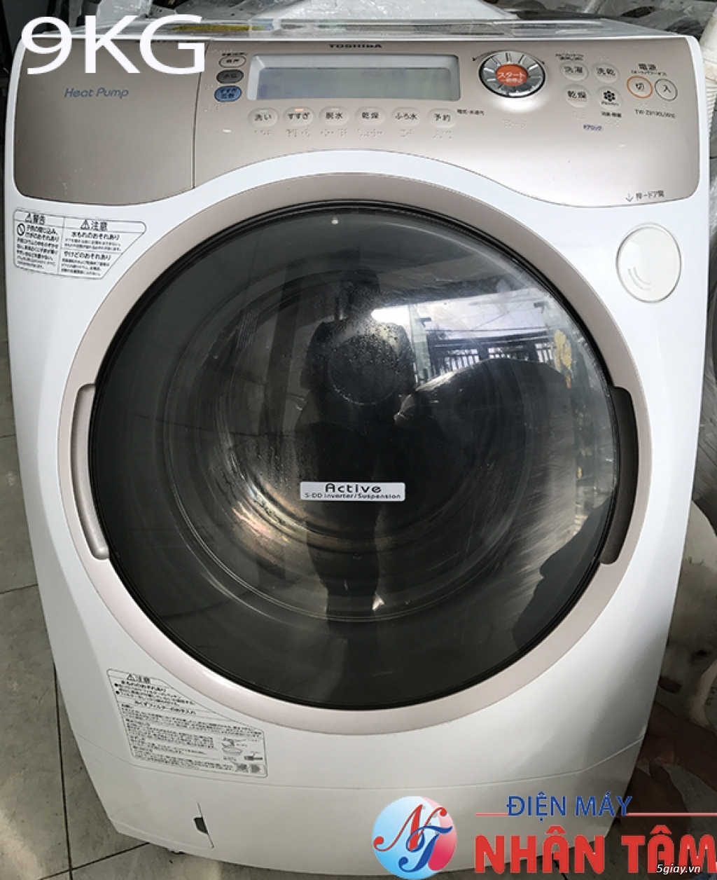 Máy giặt nội địa TOSHIBA TW-Z9100L đời 2011 giặt 9kg sấy 6kg sấy BLOCK